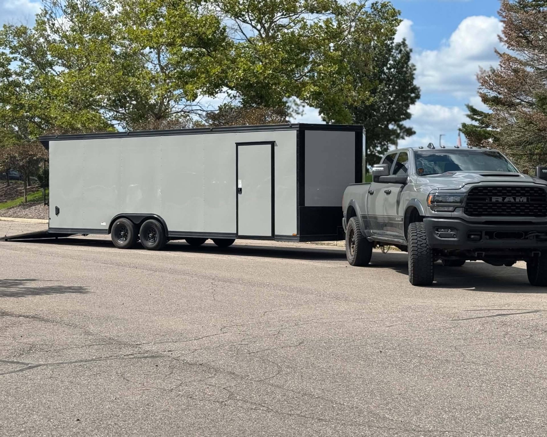 NDG truck and enclosed trailer
